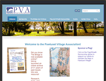 Tablet Screenshot of pawtuxetvillageassociation.org